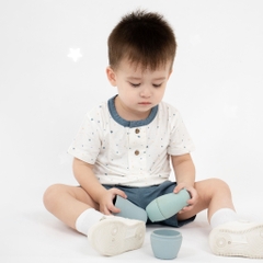 Tổng hợp bộ ngắn tay sợi tre tự nhiên cho bé 12 tháng - 4 tuổi | Quần áo BuBaby chính hãng