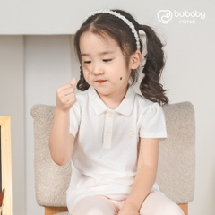 (6M-5Y) Áo ngắn tay cổ Polo bé gái - BPN3303BG ponie - Áo bubaby bé gái - Áo bé gái Bubaby - Bu baby bé gái