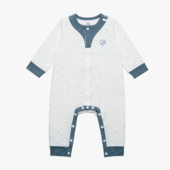 (0-12M) Body dài tay cài giữa Glory - Bambus BBB210203 - Bu baby sơ sinh