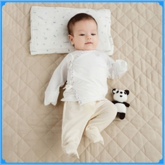 (NB-6M-Kem) Set 2 quần dài cho bé sơ sinh vải sợi tre mềm mại - Bambus BBB410000 | Quần áo BuBaby chính hãng