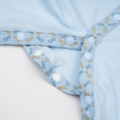 Body dài tay cài giữa cho bé sơ sinh chất liệu sợi tre mềm mại - Bambus BBB2102NS | Quần áo BuBaby chính hãng