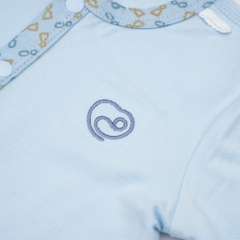 Body dài tay cài giữa cho bé sơ sinh chất liệu sợi tre mềm mại - Bambus BBB2102NS | Quần áo BuBaby chính hãng