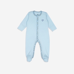 Body dài tay cài giữa cho bé sơ sinh chất liệu sợi tre mềm mại - Bambus BBB2102NS | Quần áo BuBaby chính hãng