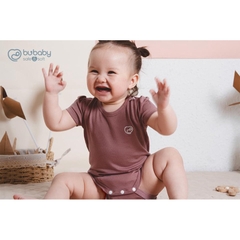 (0-1Y) Bodychip ngắn tay cài sau BSR231001 Bu Siro - Bubaby bé trai - Bubaby bé gái