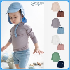 BU Baby (6M-24M)  Bộ quần áo bơi dài tay quần đùi khóa sau cho bé UPF 50+ BSM171302 | Quần áo chính hãng