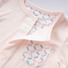 (0-12M) Bộ ngắn tay cài giữa cho bé sơ sinh chất liệu sợi tre mềm mại - Bu baby sơ sinh  Quần áo BuBaby Bambus BBB130203