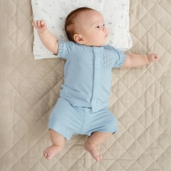 (0-12M) Bộ ngắn tay cài giữa cho bé sơ sinh chất liệu sợi tre mềm mại - Bu baby sơ sinh  Quần áo BuBaby Bambus BBB130203