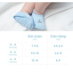 (6M-12M) Giày vải chần bông - BU Quilted ABS420000  | Phụ kiện BuBaby chính hãng