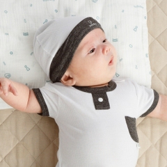 Mũ Sơ Sinh cho bé trơn basic, chất liệu Siro Cotton BuBaby ASR192201 | Phụ kiện BuBaby chính hãng