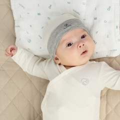 Mũ Sơ Sinh cho bé trơn basic, chất liệu Siro Cotton BuBaby ASR192201 | Phụ kiện BuBaby chính hãng