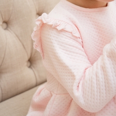 Váy dài tay bèo ngực chần bông - BU Quilted BBS513900 | Quần áo BuBaby chính hãng