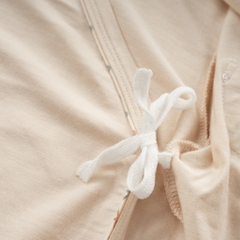 Bộ dài tay cài chéo cho bé sơ sinh vải sợi tre mểm mại - Bambus BBB110803 | Quần áo BuBaby chính hãng