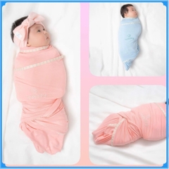 Khăn quấn sơ sinh Bubaby cho bé sơ sinh  Bu baby ABB580000 Bellie Bambus