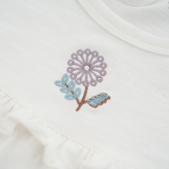 (12M-5Y) Bộ dài tay cài sau Bèo ngực BCT1110BN Cotton Slub  cho bé gái - Quần áo BU Baby chính hãng