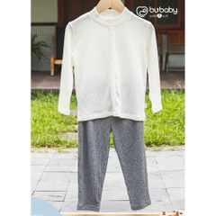 (1-5Y) Bộ dài tay cao cổ len ấm áp cho bé BWL110901 Bubaby bé trai – Bubaby bé gái – Quần áo Bubaby
