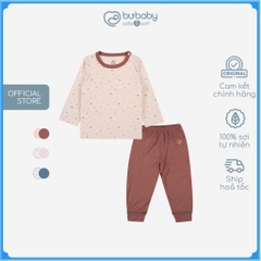Bộ quần áo dài tay cài vai Twinkle - Bambus BBB110107 | Quần áo BuBaby chính hãng
