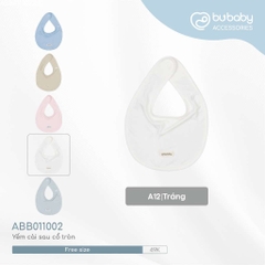 Yếm cho bé sơ sinh ABB011002 ABB0107DN ABB012000 - Yếm Bubaby - Bubaby sơ sinh - Mũ Bubaby - Bao tay Bu baby - Yếm cổ