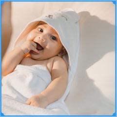 Khăn choàng tắm Terry cho bé sơ sinh - ATR060001 Terry - Bu baby sơ sinh - Mũ Bubaby - Bao tay Bubaby