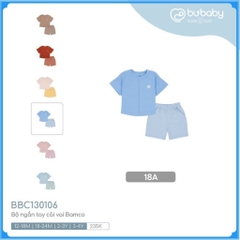 (1Y-4Y) Bộ quần áo cài sau cộc tay Bamco BU Baby Chính Hãng BBC130106