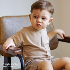 (1Y-4Y) Bộ quần áo cài sau cộc tay Bamco BU Baby Chính Hãng BBC130106