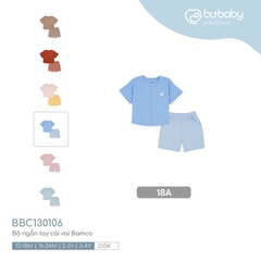 (1Y-4Y) Bộ quần áo cài sau cộc tay Bamco BU Baby Chính Hãng BBC130106