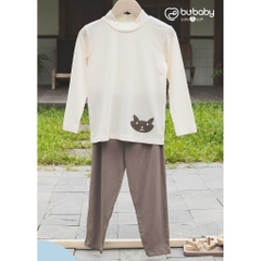 (1-5Y) Bộ dài tay cao cổ mềm mại BU cho bé BSR1109FF  Bubaby bé trai – Bubaby bé gái – Quần áo Bubaby