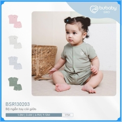 (0-1Y) Bộ ngắn tay cài giữa BSR130203 Bu Baby Siro - Bu baby bé trai - Bu baby bé gái