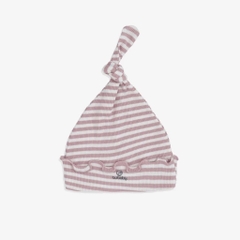 (1M-6M) Mũ nút thắt bé gái ASR1931ST Siro Stripy cho bé sơ sinh - Bubaby sơ sinh - Mũ Bubaby - Bao tay Bubaby