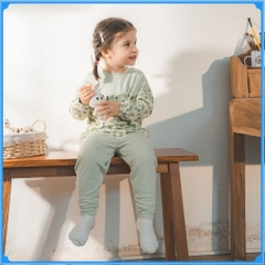 (6M-5Y) Bộ dài tay thu đông BU cho bé trai, bé gái BCT1104FF Bubaby bé trai – Bubaby bé gái – Quần áo Bubaby
