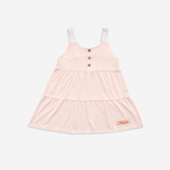 (1Y-5Y) Váy 2 dây bé gái Iconic BBB553100 vải sợi tre mểm mại - Váy bubaby - Bubaby bé gái