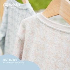 (1Y-5Y) Bubaby Bộ dài tay cổ tròn, túi ốp - BCT110402