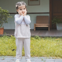 (1Y-5Y) Bubaby Bộ gile cổ tròn, quần dài - BCT190400 - Bubaby bé trai - Bubaby bé gái – Quần áo Bubaby