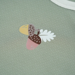 (1M-12M) Bộ đồ liền thân dài tay cổ chồm BSR210500 Siro cho bé sơ sinh -	Bubaby sơ sinh – Quần áo Bubaby