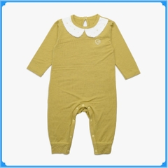 (0-12M) Body dài tay cài sau BBB211000 Glory BuBaby cho bé chất liệu sợi tre - Bambus - Bubaby sơ sinh