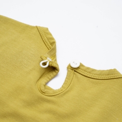 (0-12M) Body dài tay cài sau BBB211000 Glory BuBaby cho bé chất liệu sợi tre - Bambus - Bubaby sơ sinh