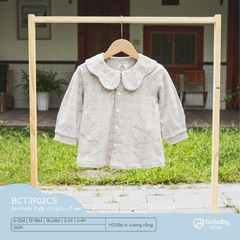 (6M-4Y) Bubaby áo khoác 2 lớp cho bé gái - Bu baby bé gái - Áo khoác mùa đông Bubaby