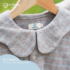 (6M-4Y) Bubaby áo khoác 2 lớp cho bé gái - Bu baby bé gái - Áo khoác mùa đông Bubaby