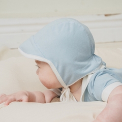 Mũ buộc dây Bonnet Mimo sơ sinh dành cho bé trai, bé gái dễ thương - BU ABC194301 | Phụ kiện BuBaby chính hãng