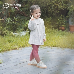 (6M-4Y) Bubaby áo khoác 2 lớp cho bé gái - Bu baby bé gái - Áo khoác mùa đông Bubaby