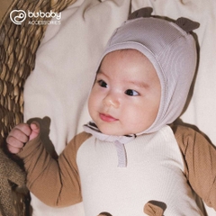Mũ buộc dây tai thỏ Siro sơ sinh cho bé gái mềm mại, dễ thương - BU Siro ASR194321 | Phụ kiện BuBaby chính hãng