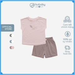 (1Y-5Y) Bộ quần áo sát nách cổ tròn Muda cho bé trai, bé gái - Bamco BBC1404MD | BuBaby chính hãng