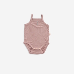 (1M-12M) Bộ đồ liên thân 2 dây sơ sinh BSR250001 - Bu baby sơ sinh -Quần áo BU Baby  Siro