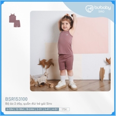 (6M-5Y) Bộ áo 2 dây, quần đùi bé gái BSR153100 BU Baby bé gái - Siro  Quần áo BU chính hãng