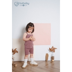 (6M-5Y) Bộ áo 2 dây, quần đùi bé gái BSR153100 BU Baby bé gái - Siro  Quần áo BU chính hãng
