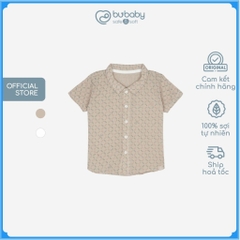 (1Y-5Y) Áo sơ mi ngắn tay lịch sự, thanh lịch - Bu baby bé trai - bu baby bé gái - Quần áo Bu Baby Pure Cotton BCT334100