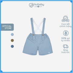 (1Y-5Y) Quần đùi yếm bé trai mềm mại - Yếm Bu baby - Quần áo BuBaby Pure Cotton BCT433201