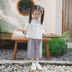 (6M-5Y) Áo dài tay cao cổ BSR310901 Siro Jacquard nhiều màu sắc - Siro - Bubaby bé trai – Bubaby bé gái – Quần áo Bubaby