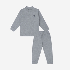Bộ quần áo dài tay cao cổ BuBaby cho bé chất liệu sợi gỗ sồi - Molist BMD110903 | Quần áo BuBaby chính hãng