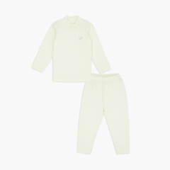Bộ quần áo dài tay cao cổ BuBaby cho bé chất liệu sợi gỗ sồi - Molist BMD110903 | Quần áo BuBaby chính hãng