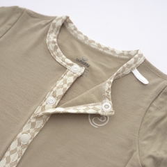 (0-9M) Bộ dài tay cài giữa BBB1102IN Bambus Iconic 2 cho bé sơ sinh  | Quần áo BuBaby sơ sinh